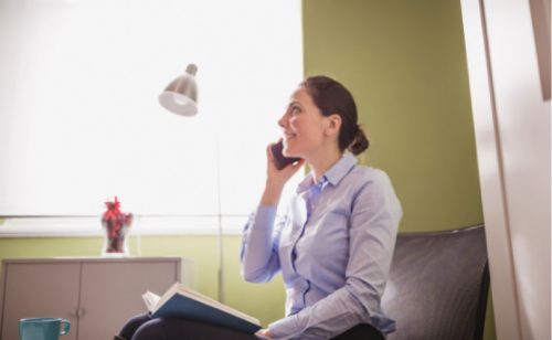 Appel sourire / Convivialité par téléphone