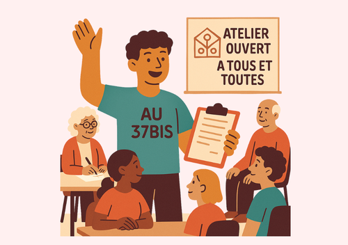 Apporter mon aide lors d'un atelier organisé Au 37Bis